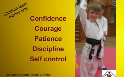 Children in Bridport learn martial arts